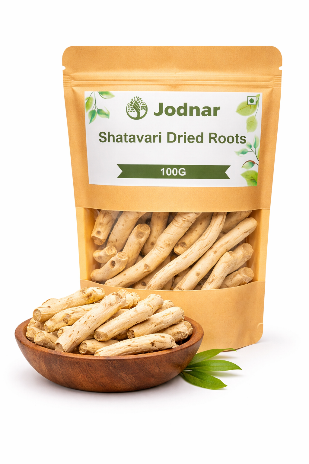 Jodnar Shatavari Dried Roots, 100g
