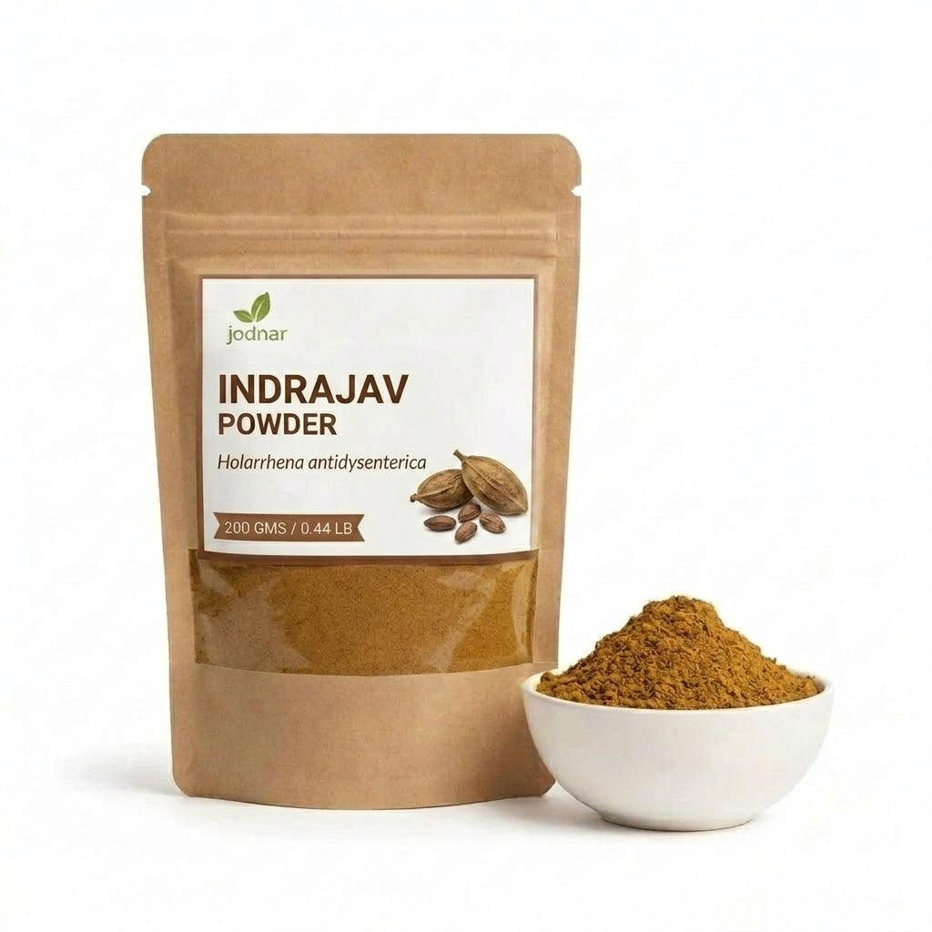 Jodnar Indrajav Powder - Pure Holarrhena Antidysenterica Seeds - Natural
