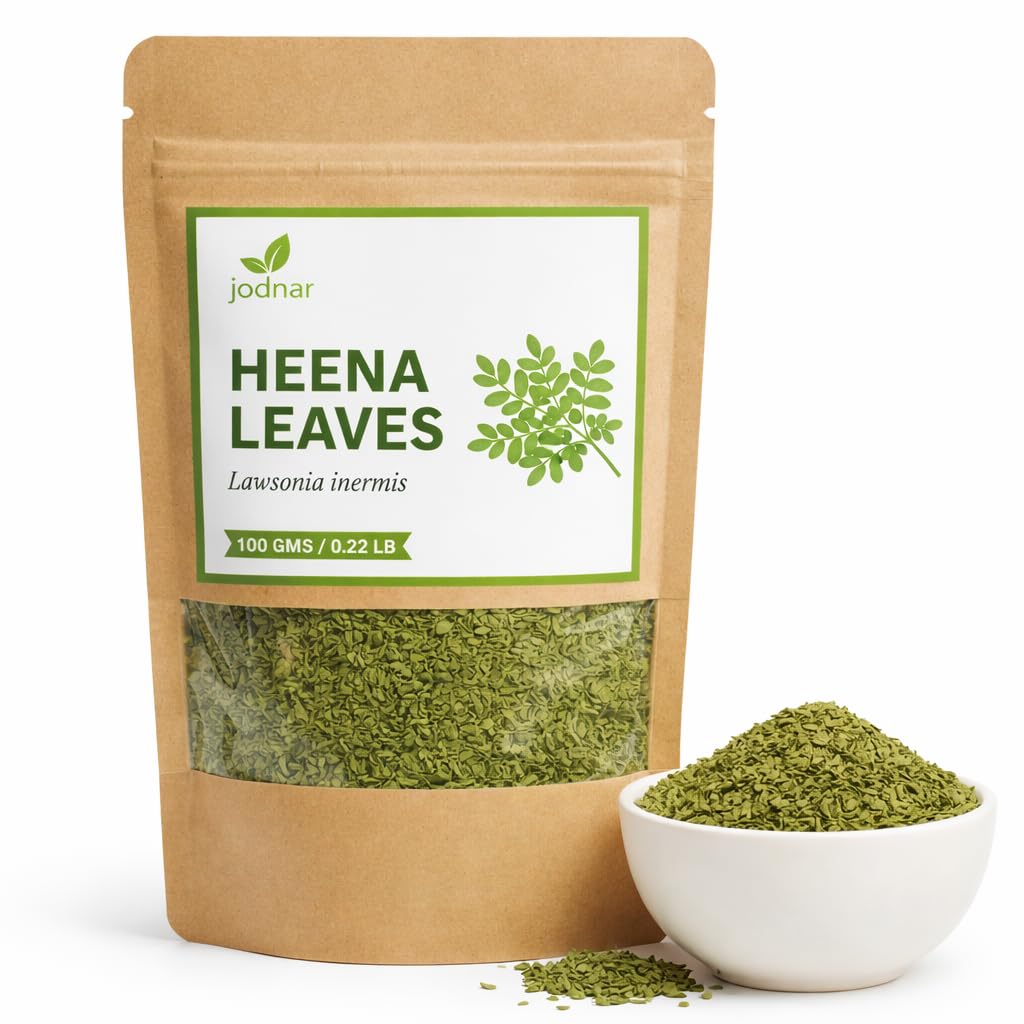 Jodnar Heena Leaves, Lawsonia Inermis, Dried Leaf Form, 100 Grams