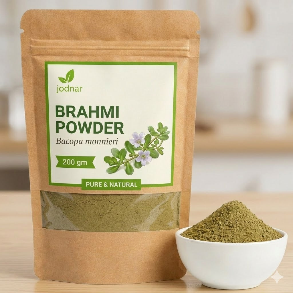 jodnar Brahmi PowdeJodnar Pure Brahmi Powder (Bacopa Monnieri) - Organic Brain & Hair Support, 100gr