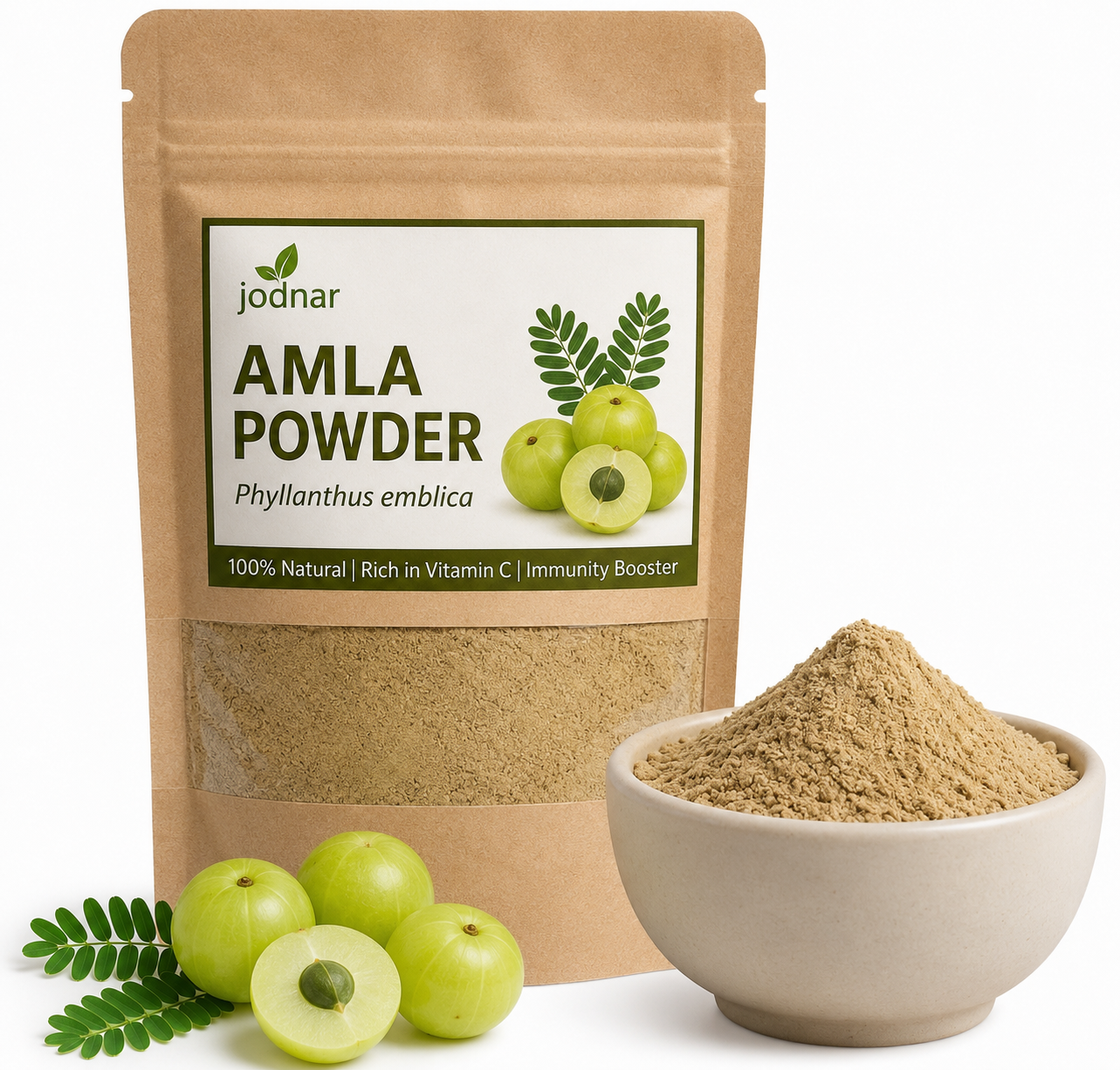 Jodnar Amla Powder, Phyllanthes Emolic, 100 gms